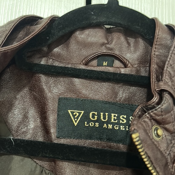 Vintage guess brown leather jacket - Picture 3 of 3